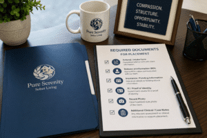 Agencies & Partners Required documents checklist for recovery housing placement